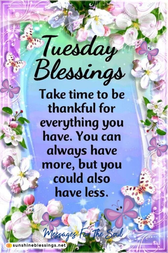 Blessed Tuesday Greetings