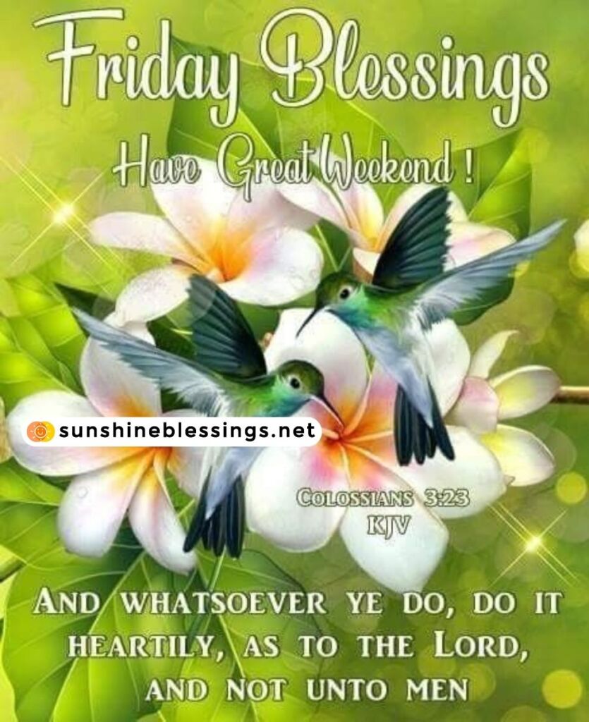 Friday's Blessings Abound