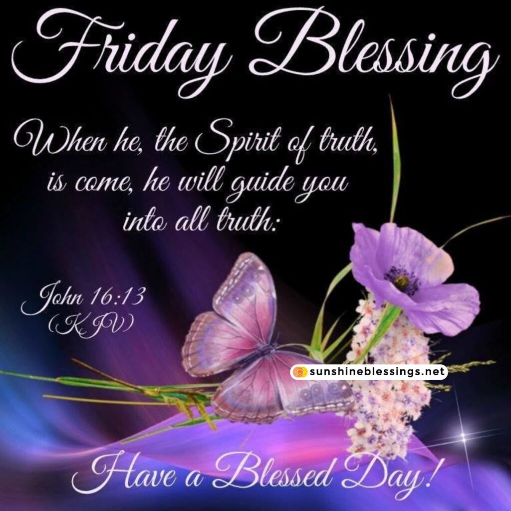 Friday's Blessings in Words
