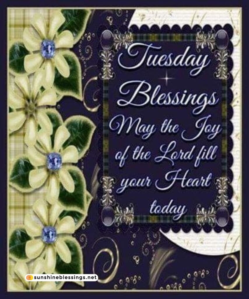 Good Morning God Bless Tuesday