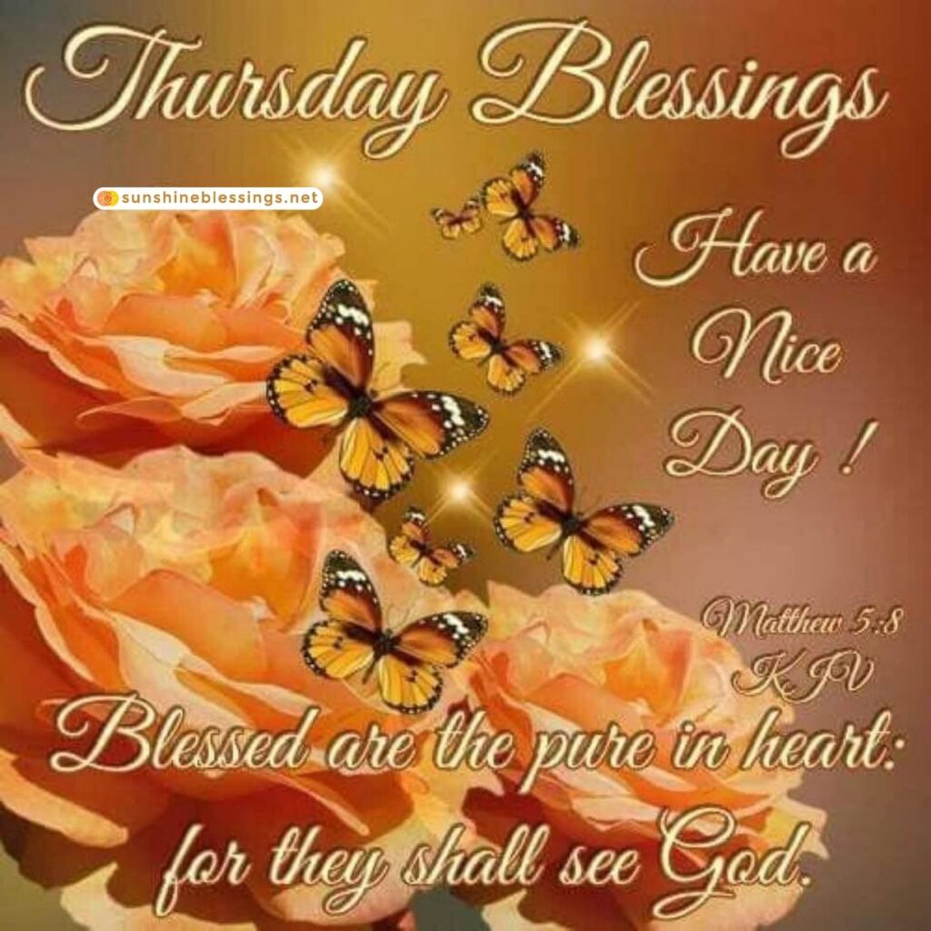 Good Morning Thursday God's Blessings
