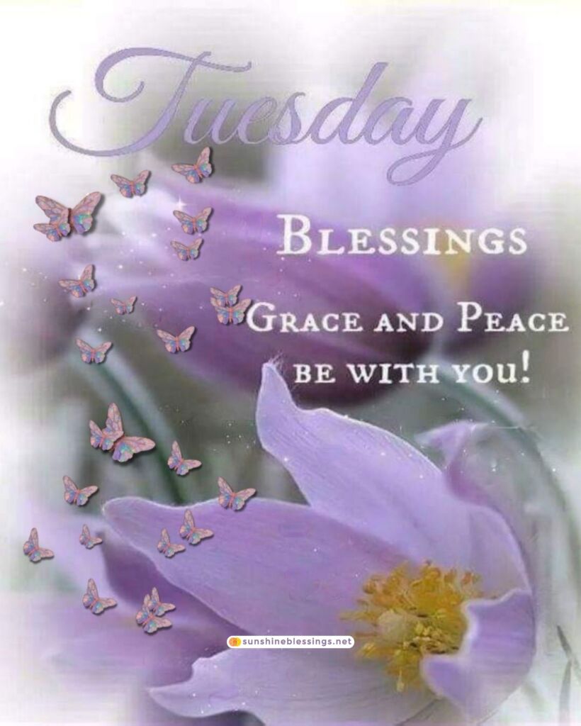 Good Morning Tuesday God's Blessings