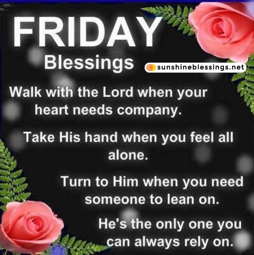 Good Morning and Blessings on Friday