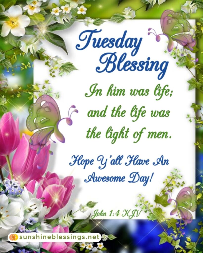 Graceful Tuesday Blessings