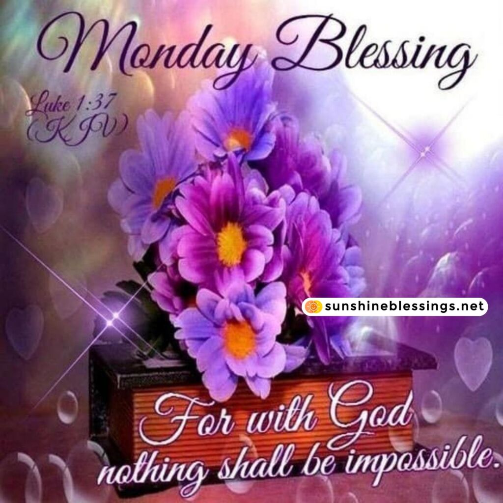 Monday's Blessings in Words
