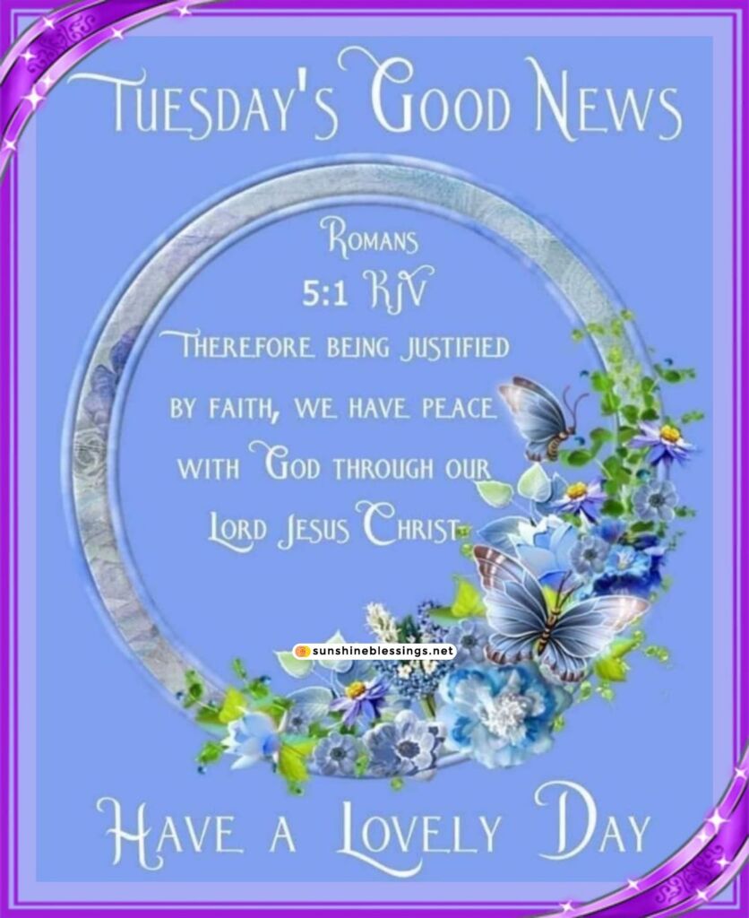 Positive Tuesday Blessings Radiance