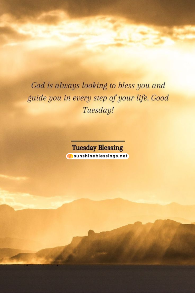Radiant Blessings on a Delightful Tuesday