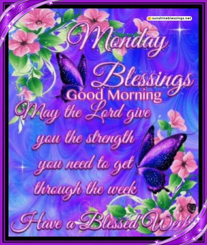 Radiate with Monday Blessings