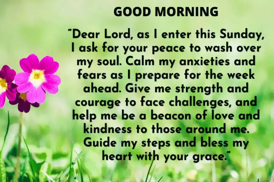 Prayer Sunday Blessings
