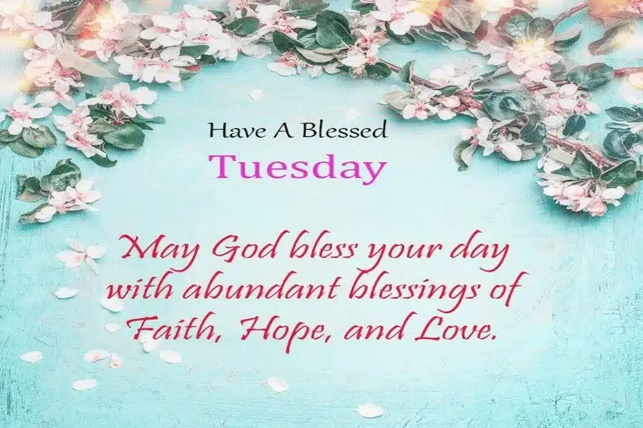 Prayer Tuesday Blessings